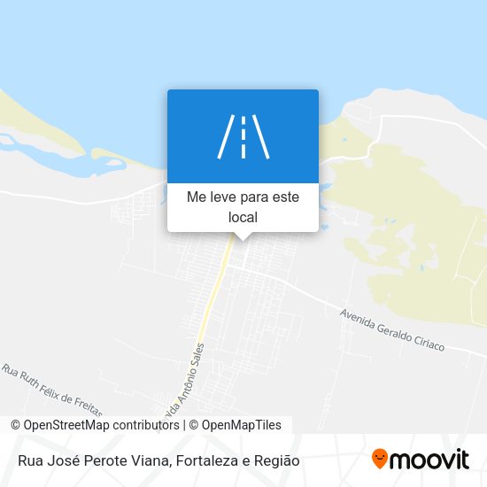 Rua José Perote Viana mapa
