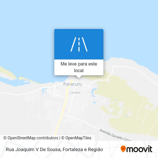 Rua Joaquim V De Sousa mapa