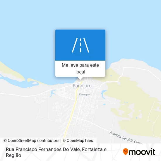 Rua Francisco Fernandes Do Vale mapa