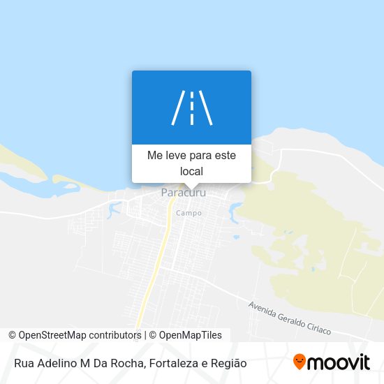 Rua Adelino M Da Rocha mapa