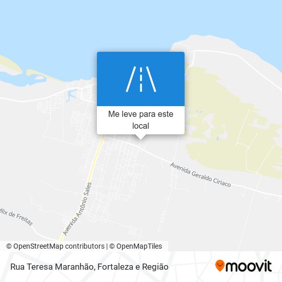 Rua Teresa Maranhão mapa