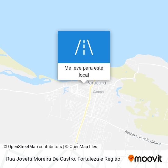 Rua Josefa Moreira De Castro mapa
