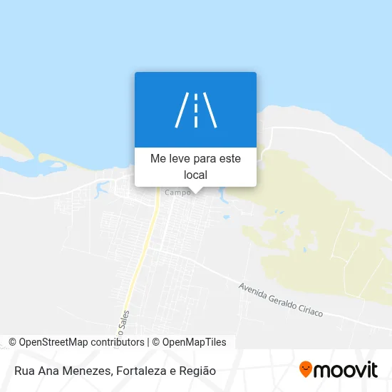 Rua Ana Menezes mapa