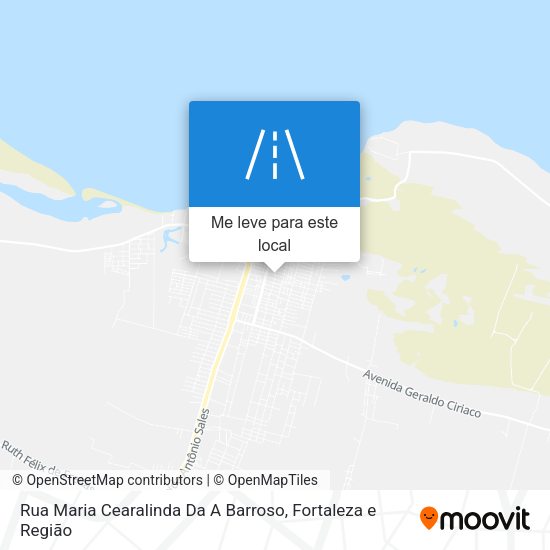Rua Maria Cearalinda Da A Barroso mapa