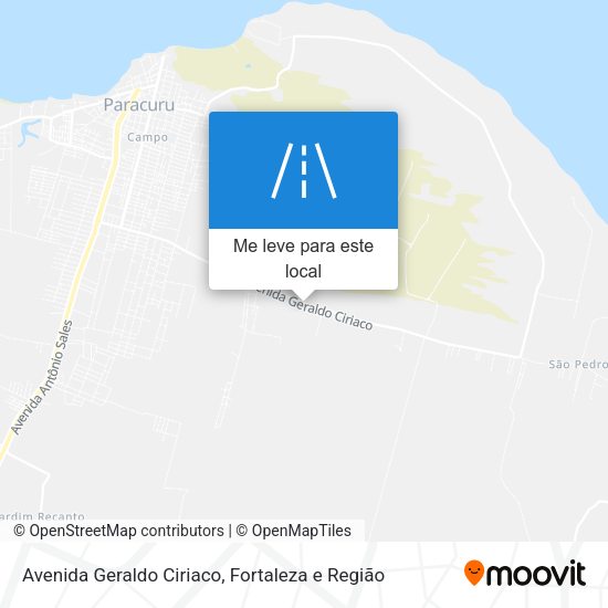 Avenida Geraldo Ciriaco mapa