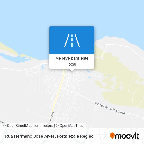 Rua Hermano José Alves mapa