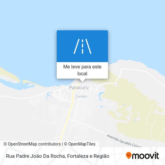 Rua Padre João Da Rocha mapa