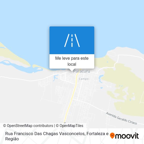 Rua Francisco Das Chagas Vasconcelos mapa
