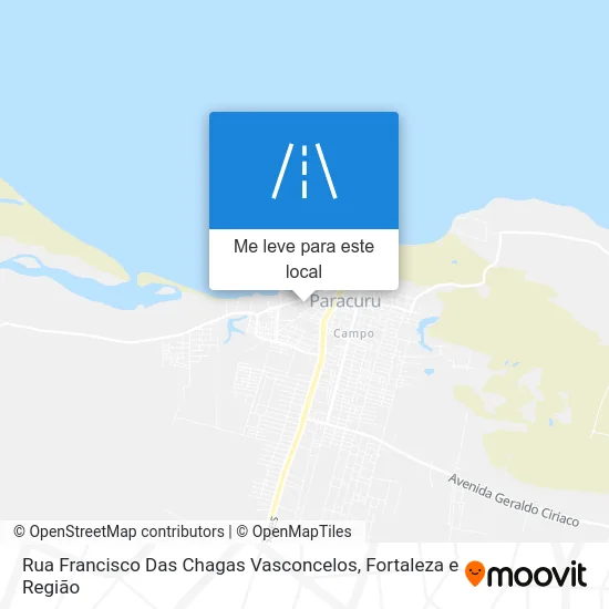 Rua Francisco Das Chagas Vasconcelos mapa