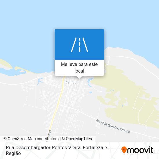 Rua Desembargador Pontes Vieira mapa