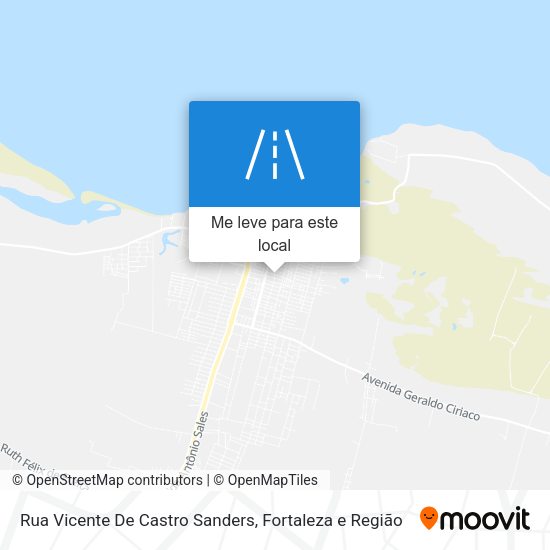 Rua Vicente De Castro Sanders mapa