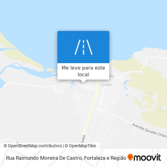 Rua Raimundo Moreira De Castro mapa