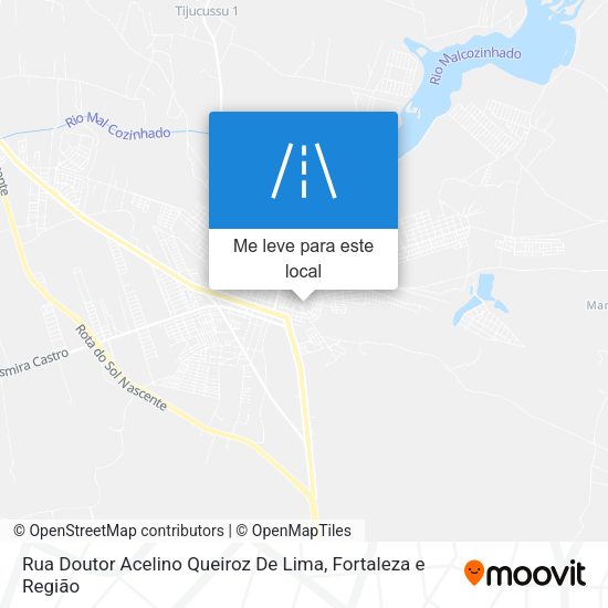 Rua Doutor Acelino Queiroz De Lima mapa