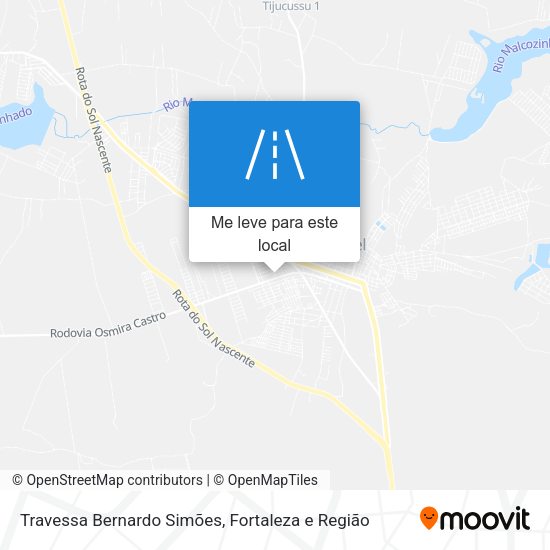 Travessa Bernardo Simões mapa