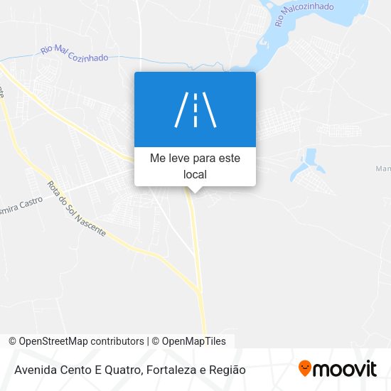 Avenida Cento E Quatro mapa