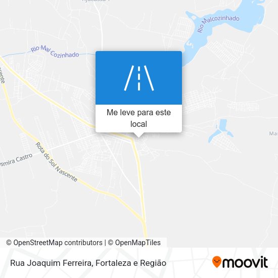 Rua Joaquim Ferreira mapa