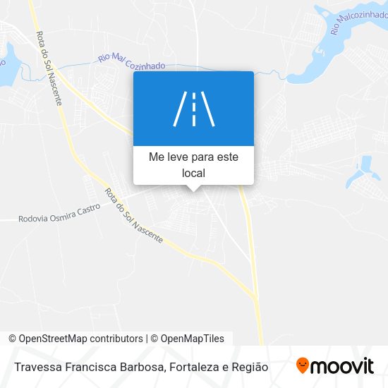 Travessa Francisca Barbosa mapa