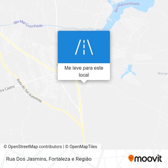 Rua Dos Jasmins mapa