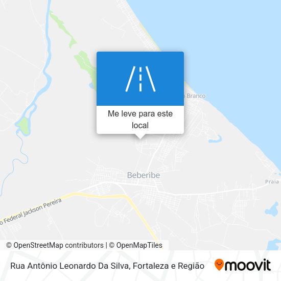 Rua Antônio Leonardo Da Silva mapa