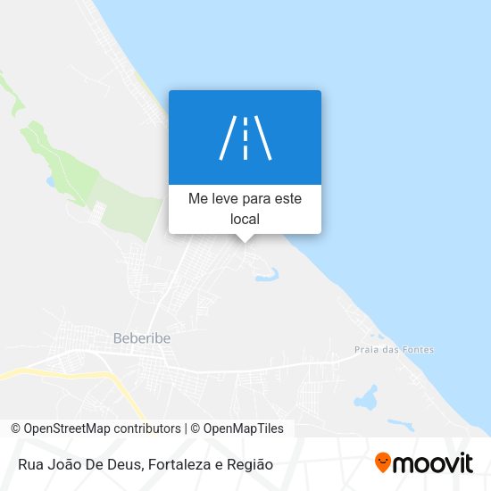 Rua João De Deus mapa