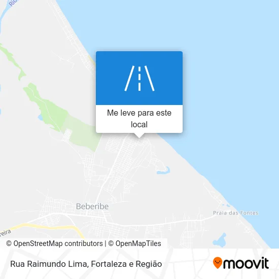Rua Raimundo Lima mapa