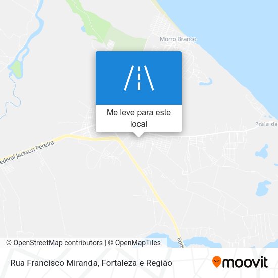 Rua Francisco Miranda mapa