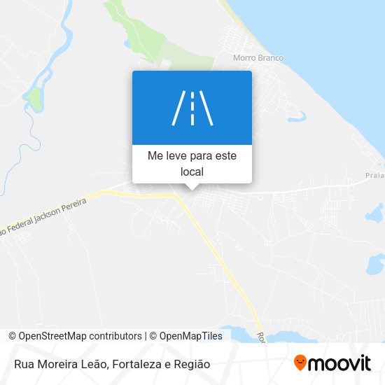 Rua Moreira Leão mapa
