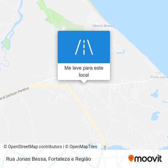 Rua Jonas Bessa mapa