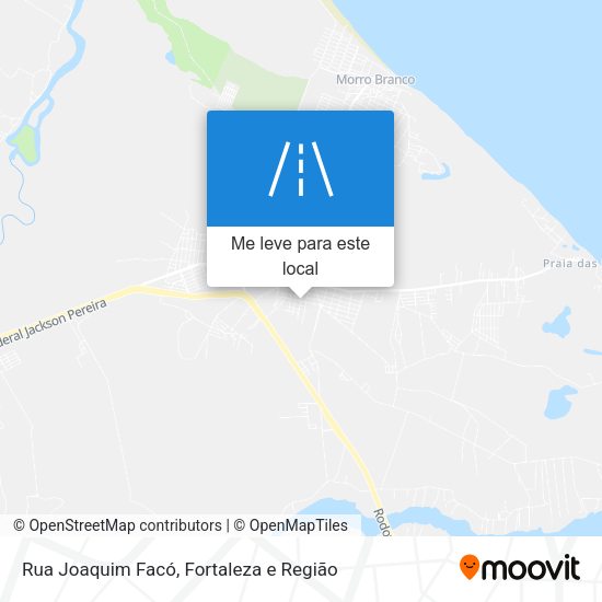 Rua Joaquim Facó mapa