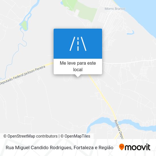 Rua Miguel Candido Rodrigues mapa