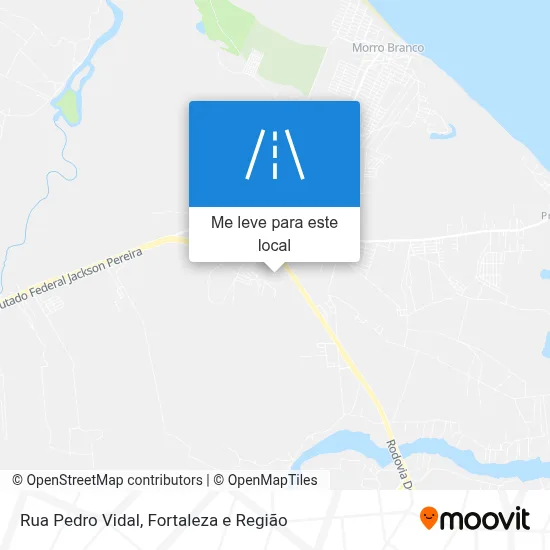 Rua Pedro Vidal mapa