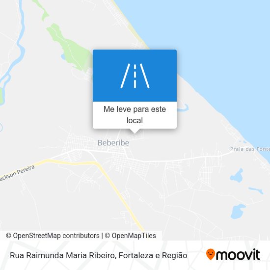 Rua Raimunda Maria Ribeiro mapa