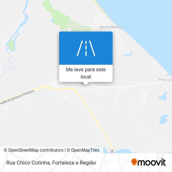 Rua Chico Cotinha mapa
