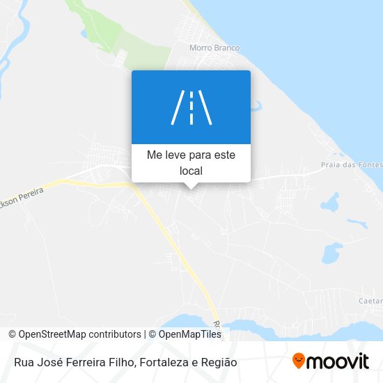 Rua José Ferreira Filho mapa