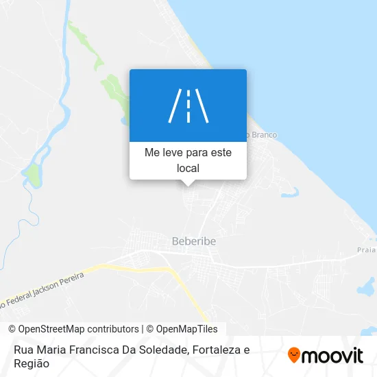 Rua Maria Francisca Da Soledade mapa