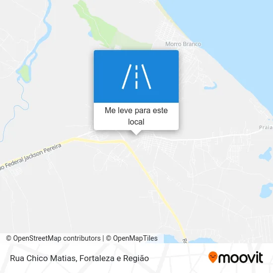 Rua Chico Matias mapa