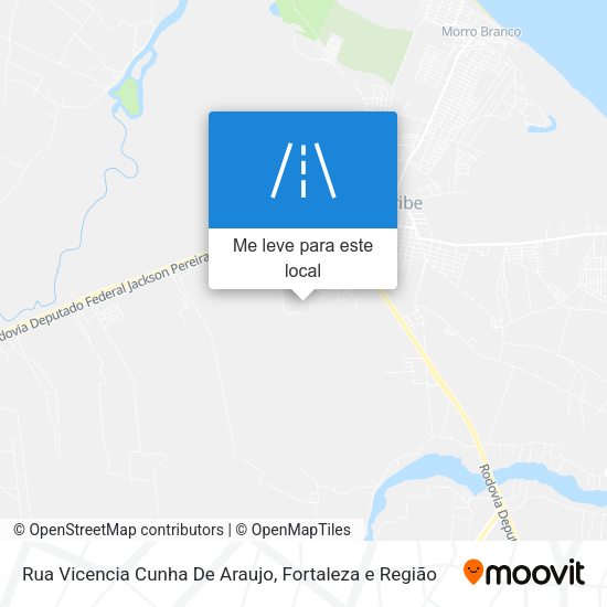 Rua Vicencia Cunha De Araujo mapa