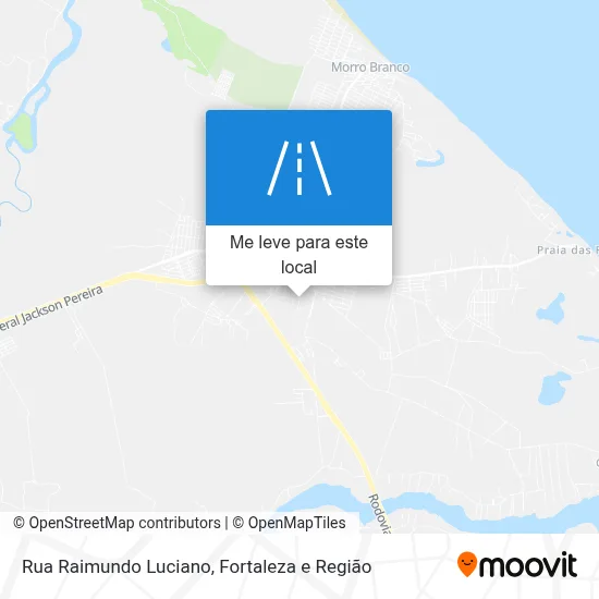 Rua Raimundo Luciano mapa