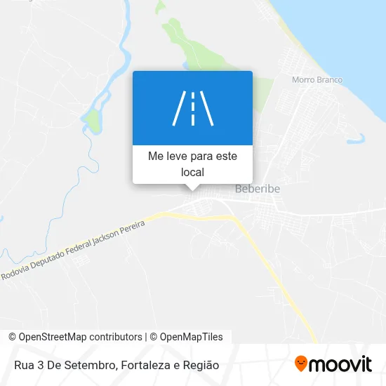 Rua 3 De Setembro mapa
