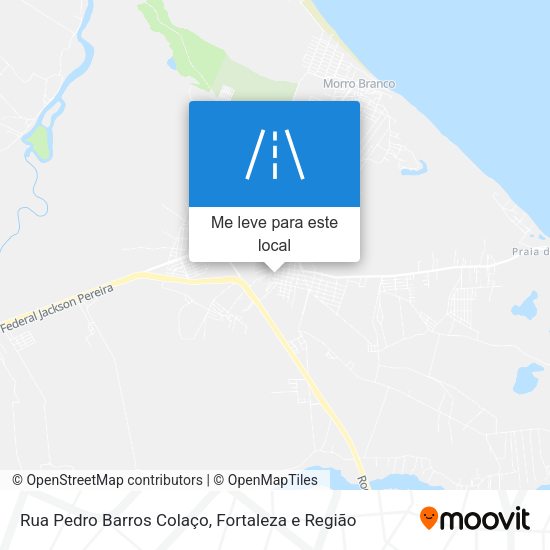 Rua Pedro Barros Colaço mapa