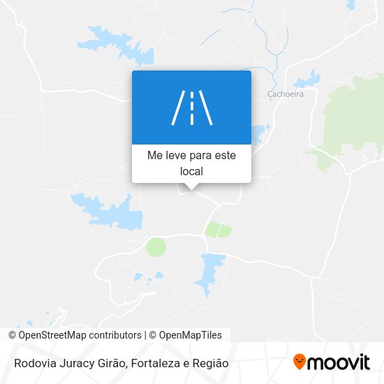 Rodovia Juracy Girão mapa