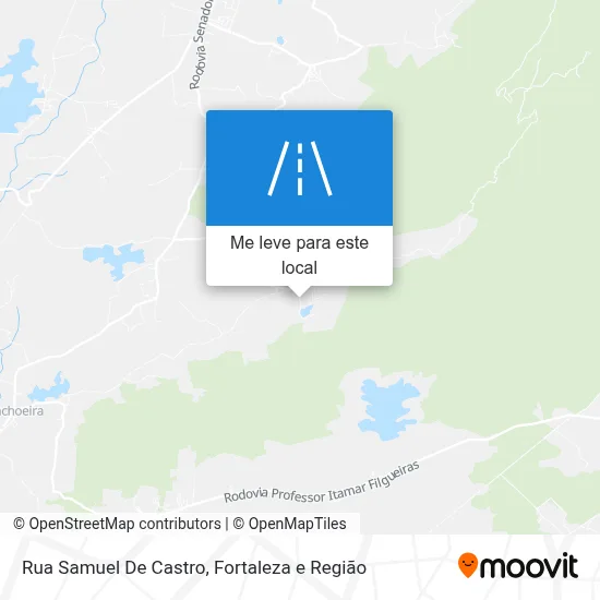 Rua Samuel De Castro mapa