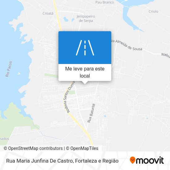 Rua Maria Junfina De Castro mapa