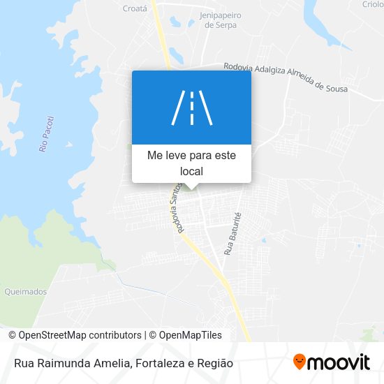 Rua Raimunda Amelia mapa
