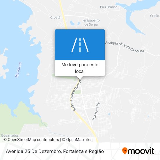 Avenida 25 De Dezembro mapa