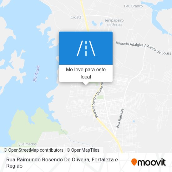 Rua Raimundo Rosendo De Oliveira mapa