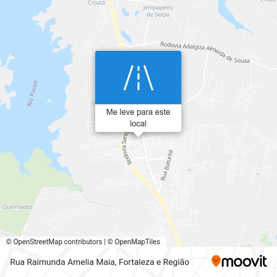 Rua Raimunda Amelia Maia mapa