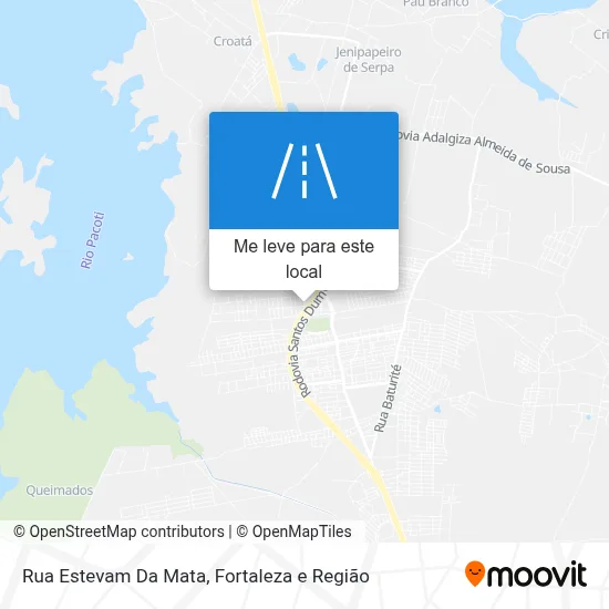 Rua Estevam Da Mata mapa