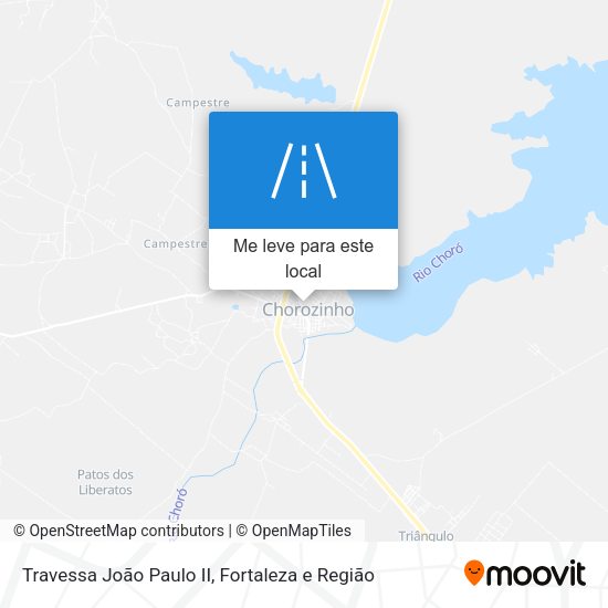 Travessa João Paulo II mapa
