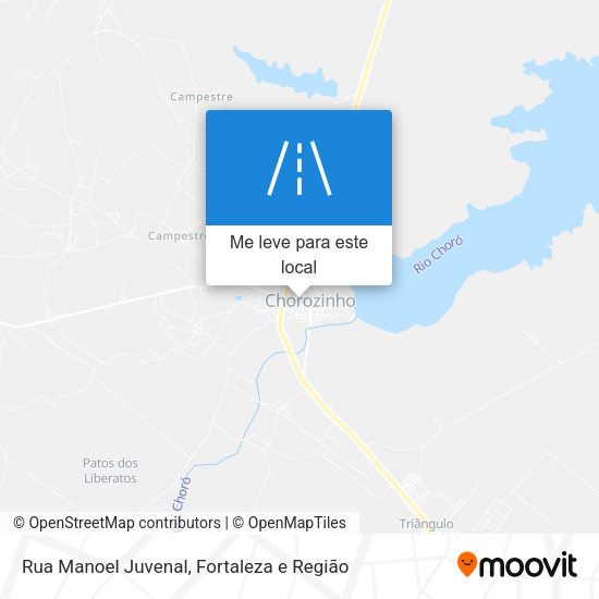 Rua Manoel Juvenal mapa